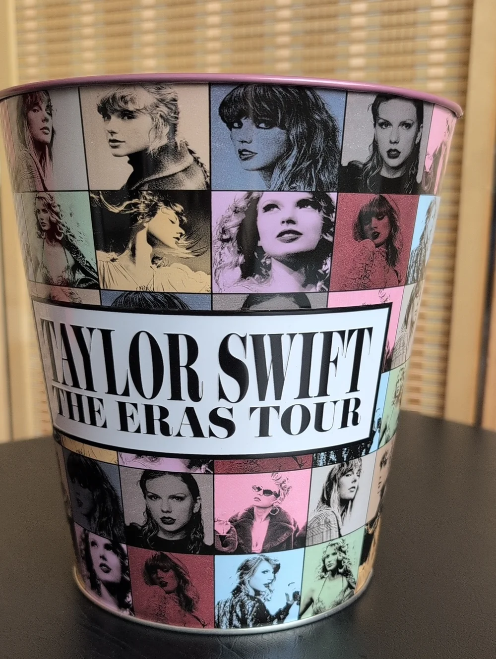 Taylor Swift The Eras Tour Popcorn Tin - Pastel Mosaic
